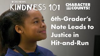 Integrity - 6th-grader's note leads to justice in hit-and-run