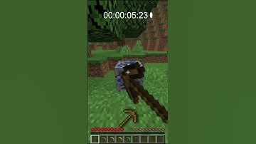 which pickaxe is faster #minecraft #shorts
