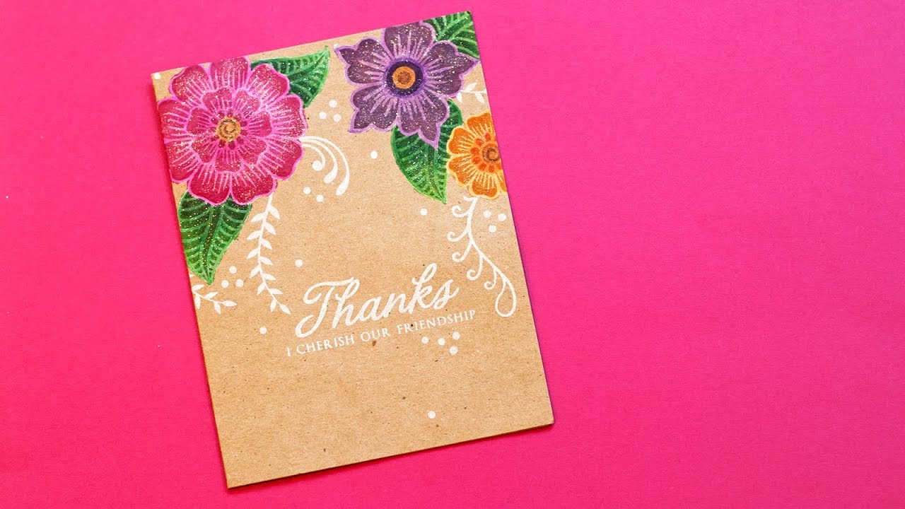 Colored Stamping On Kraft