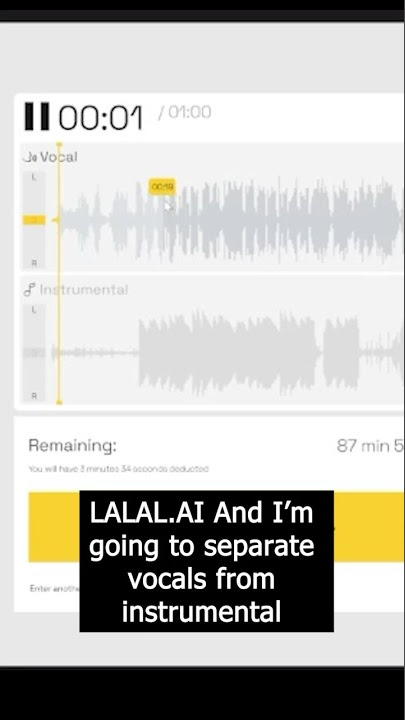Using LALAL.AI To Separate Vocals & Instrumentals #Tutorial #MusicProducers