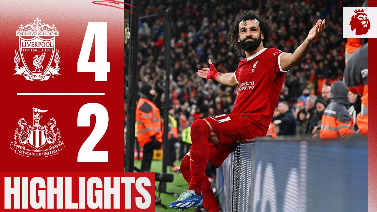 ⁣Six-Goal THRILLER! Salah Double, Gakpo & Jones Goals! Liverpool 4-2 Newcastle | Highlights