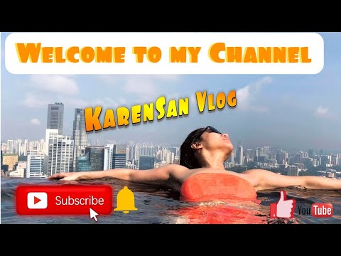 Welcome to my Channel | KarenSan Vlog | Template by Vivavideo Editor |