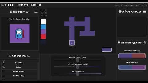 02 ChameleApp - Sprite Color Studio Tutorial - The Central Panel