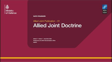 Audiobook: Allied Joint Publication-01, Allied Joint Doctrine
