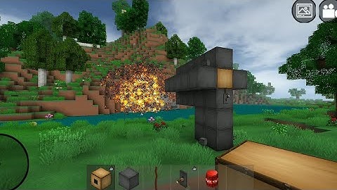 How to Make a big cannon in mini block craft.