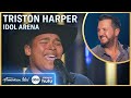 Triston harper sings original song wrapped up in jesus written by churchgoer  american idol 2024