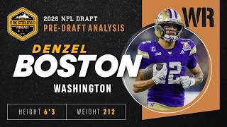 Denzel Boston Has the Size… But Can He Separate | Washington WR Scouting Report