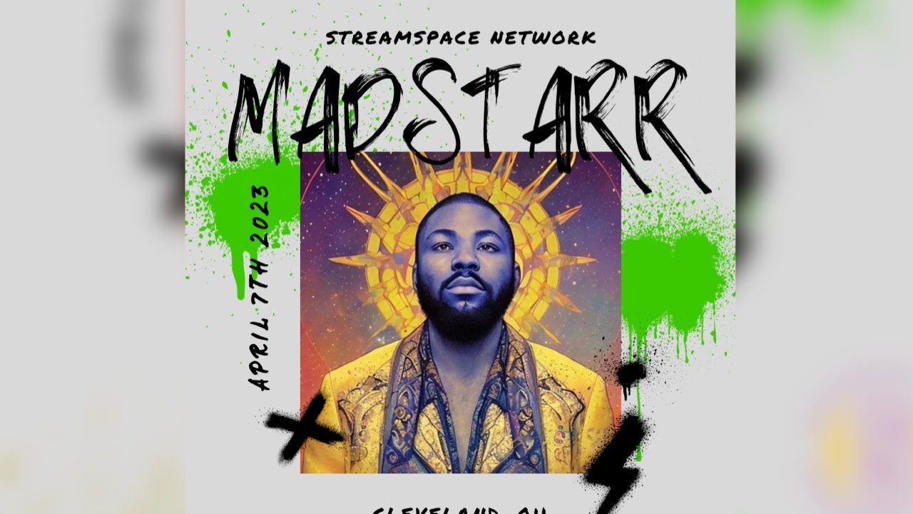 Madstarr Performing Live on StreamSpace Cleveland HipHop Artist Livestream