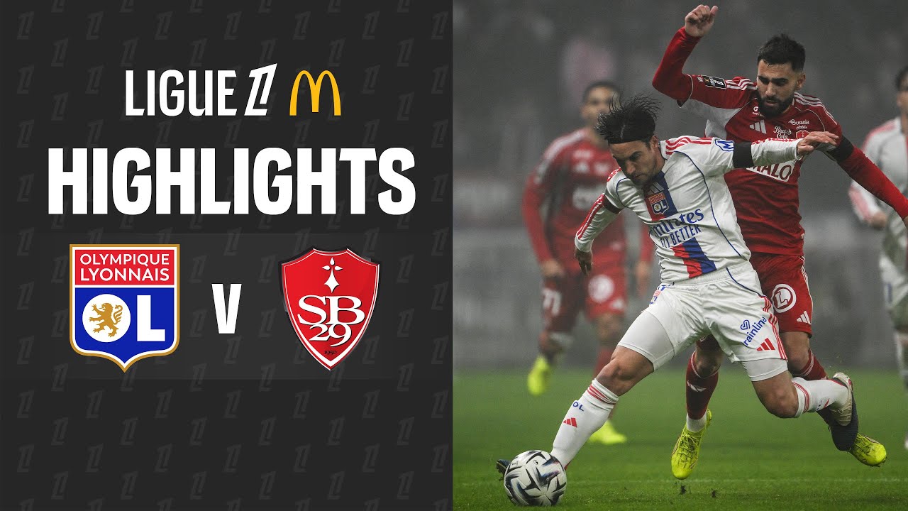 [Highlight] France Ligue 1 : โอลิมปิก ลียง vs แบรสต์ (19-01-69)