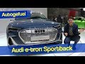 Audi etron Sportback Exterior Interior EV SUV Coupé - Autogefuel
