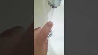 i sticked my hand in extremely hot water