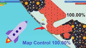 Paper.io 3 Map Control 100.00% [Rocket]
