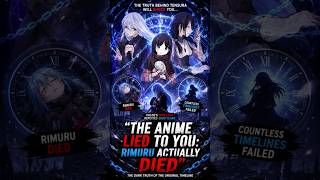 "The Anime Lied to You: Rimuru Actually DIED"