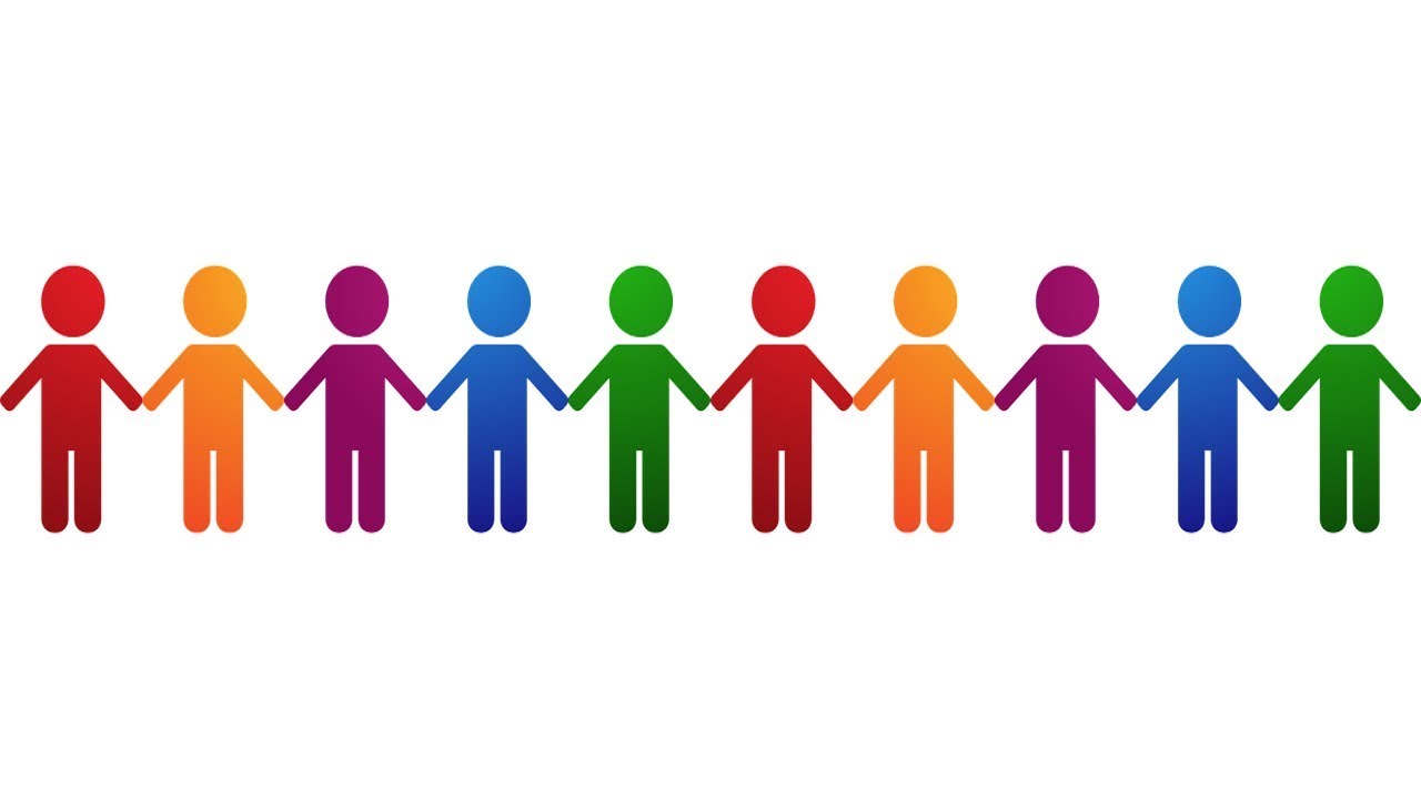 Человечки держатся за руки картинки