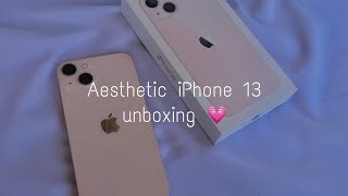 iPhone 13 128GB unboxing 2022 [Pink 💗] MY 📍