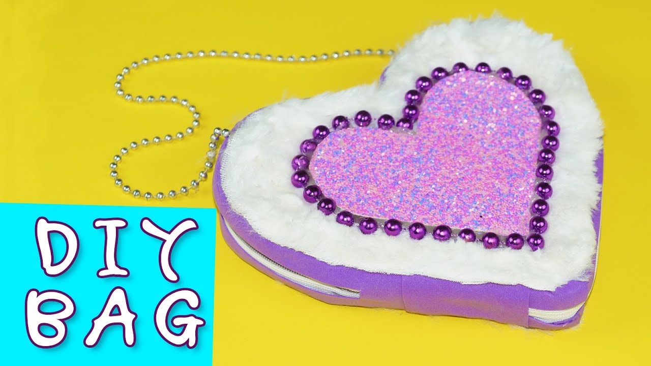 Viki DIY Puzzle Bag for Kids Handmade Handbag Toys for Birthday Gifts & Party Purple+Pink, Medium Liki DIY for Girls Make Your Bag Make Your Own Purse kit +6years for Girls