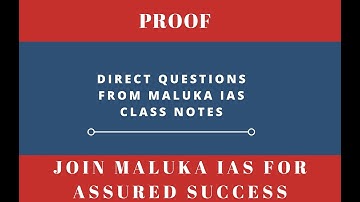 PROOF VIDEO - UPSC CSE PRELIMS 2020 - PAPER ANALYSIS & DISCUSSION | MALUKA IAS
