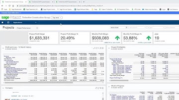 Sage Intacct Construction 10-minute Demo | Streamline Processes | Improve Profitability