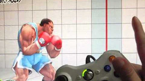 Super Street Fighter IV Response Time Xbox360 720p Wired