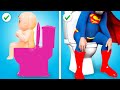 I was adopted by superhero family weird parenting hacks  funny situations by toodaloo