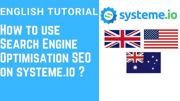 How to use Search Engine Optimisation SEO on systeme.io ?