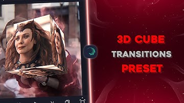 3D Cube Transitions Alight motion  Preset Base ♥  ~ Sha Presets ❕