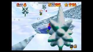 Super Mario 64 Maximum Coins Walkthrough - Snowman's Land (127)