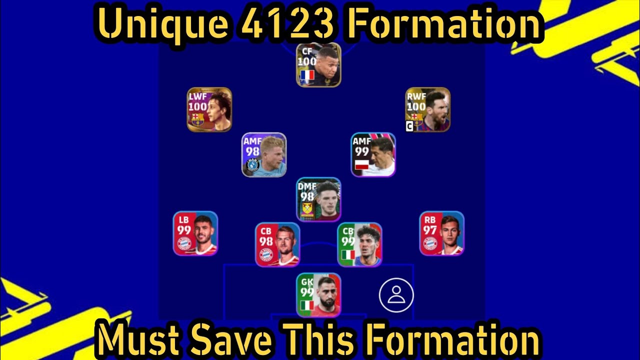 4123 Formation In Efootball 2023 How To Get 4123 Formation 4 1 2 3 4123 Formation In Efootball 2023 How To Get 4123 Formation 4 1 2 3