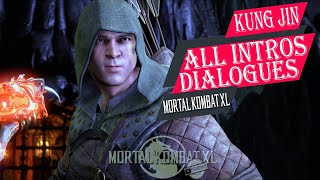 MORTAL KOMBAT XL - KUNG JIN ALL INTROS DIALOGUES✔️4K ᵁᴴᴰ 60ᶠᵖˢ PS5