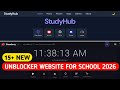 New Fresh Unblocker Links 2026 - Unblocked Websites For School Chromebook 2026