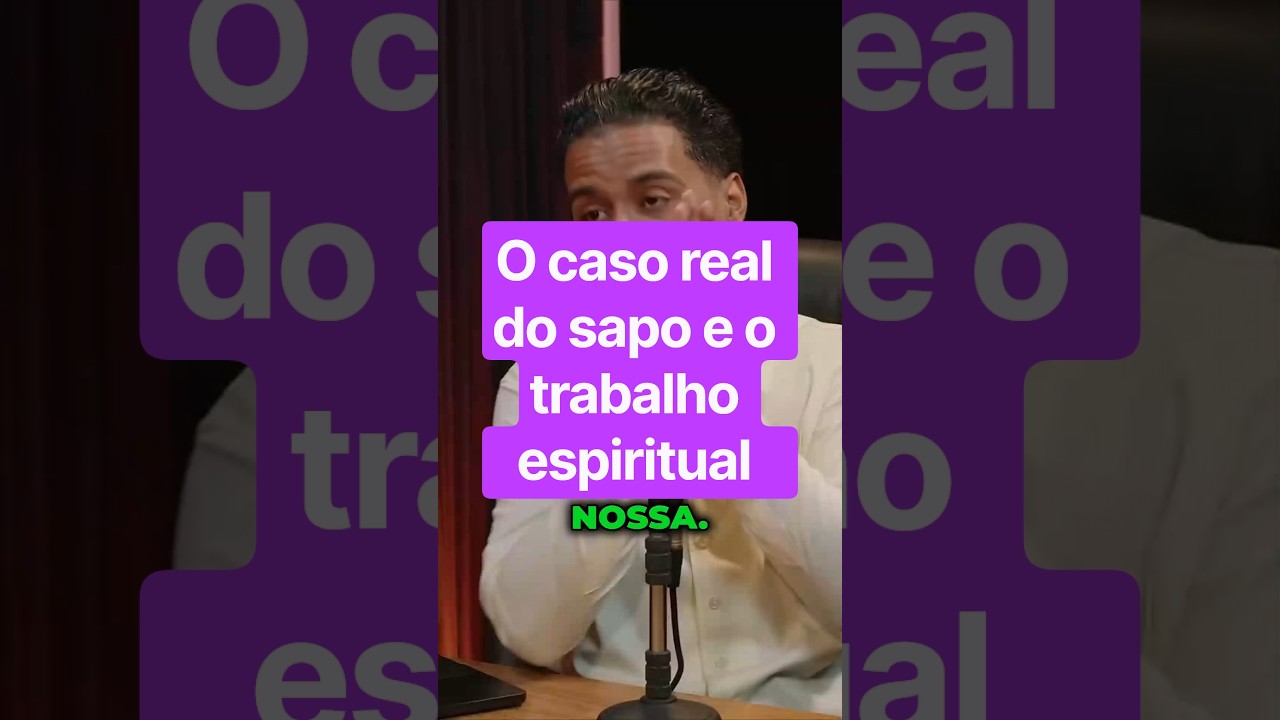 O caso real do sapo e o trabalho espiritual. #shorts