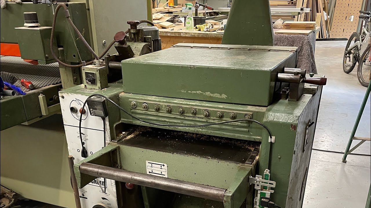 Wadkin BT500 Knife grinder demo