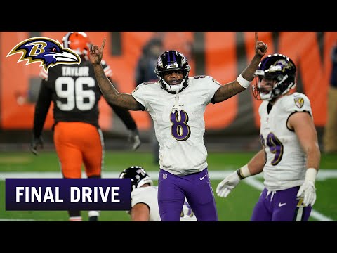 Lamar Jackson Reflects on Browns Win, Talks Cramps | Ravens Final Drive