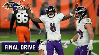 Lamar Jackson Reflects on Browns Win, Talks Cramps | Ravens Final Drive