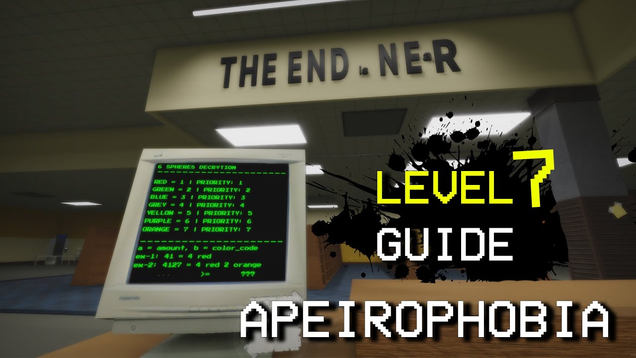 Apeirophobia Level 7 The End - Roblox 