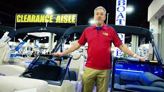 2018 Pontoon Boat WINDSHIELD | Avalon Luxury Pontoons