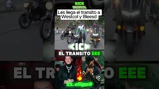 Westcol y Bleesd en moto #westcol #blessd #moto #policia #westcolclips #clips #shorts