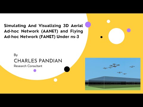 Simulating And Visualizing 3D Aerial Ad hoc Network AANET and Flying Ad hoc Network FANET Under ns 3