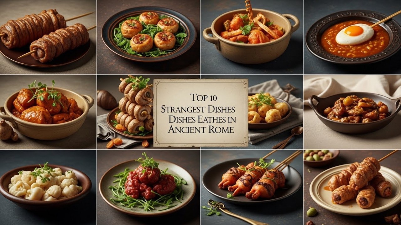 Food Rman Dare to try Roman food? The strangest delicacies of Ancient Rome - YouTube