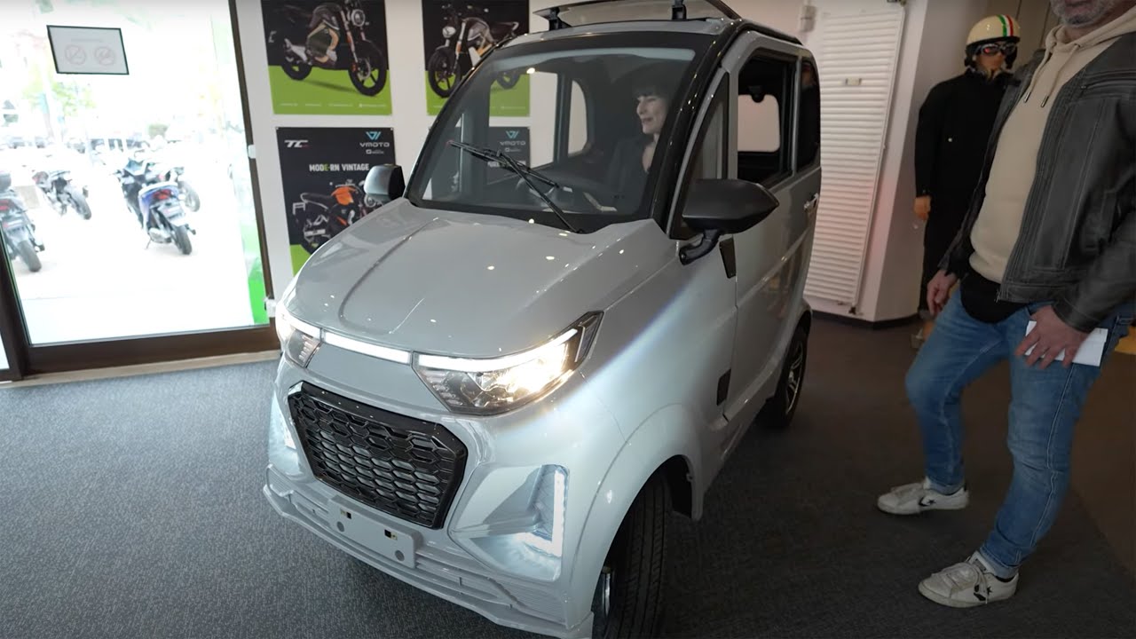 Microcar Futura Electron Li Kabinenroller 45km:h komplette Vorstellung ...