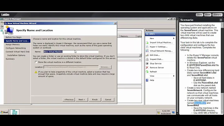 4.4.4 Create Child Virtual Machines