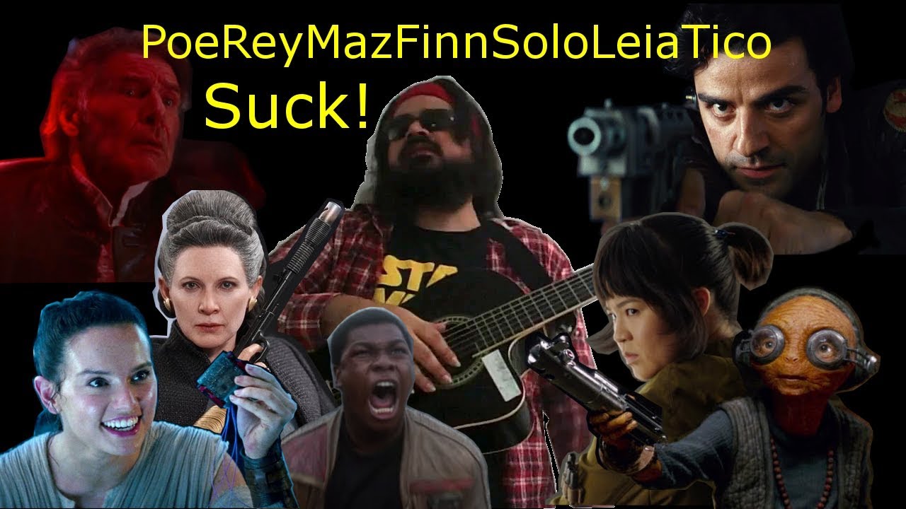 PoeReyMazFinnSoloLeiaTico Suck! - A Sound of Music | Star Wars Parody gaming logo
