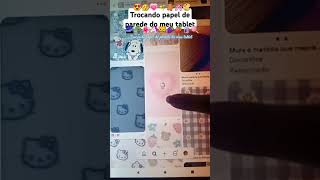 trocando papel de parede do meu tablet 🌌🐱✨💗#tablet#naofloppa#papeldeparede#soft#aesthetic#shorts#eu screenshot 3