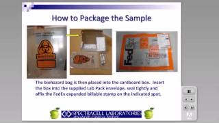How to Package your MNT Specimen
