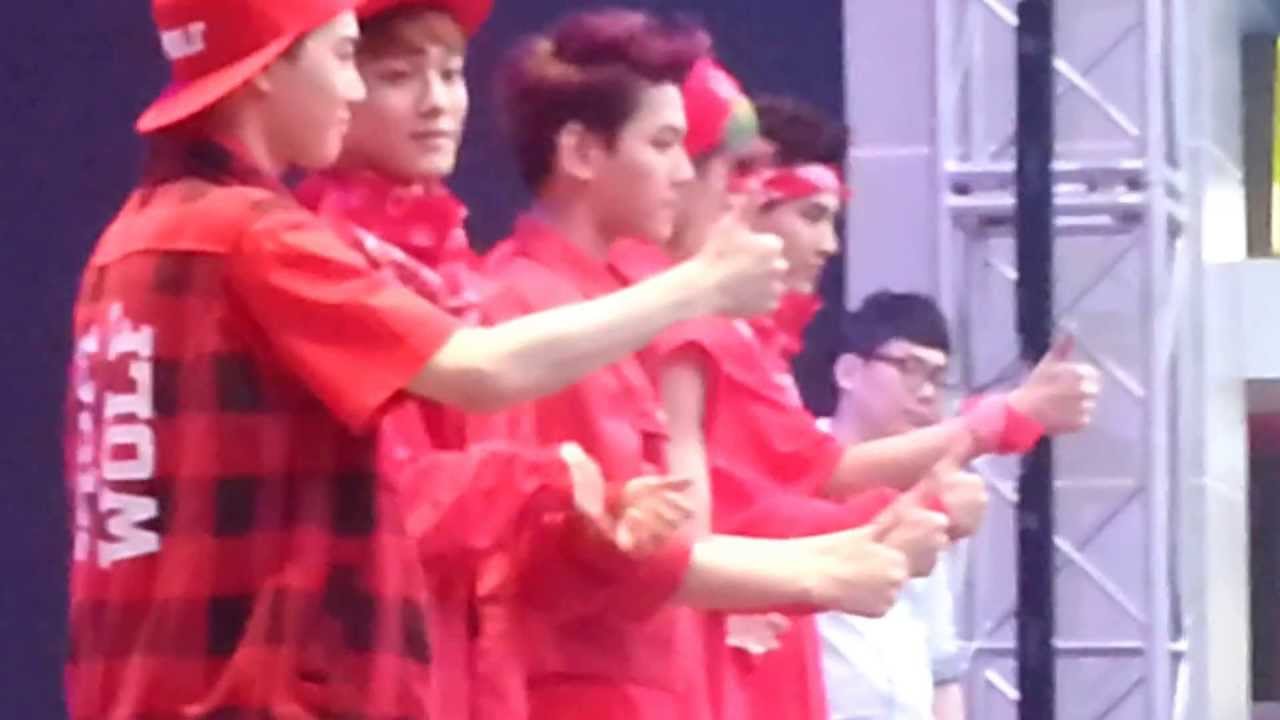 130608 일산 exo ㅋㅋㅋㅋㅋ아웃경ㅋㅋ