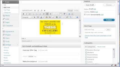 Wordpress - Add a Clickable Image to the Sidebar Navigation