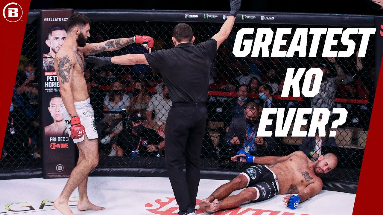 Greatest Knockout in BELLATOR HISTORY?!😱🤯 Roman Faraldos INSANE Flying Knee KO Bellator MMA