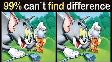 spot the difference / tom and jerry image / fun puzzle