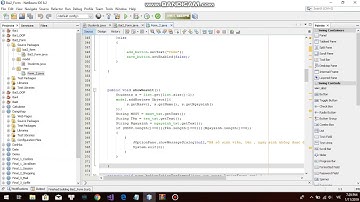 Hướng dẫn tạo Form Java có đầy đủ tính năng Thêm, Xóa, Sửa, mở File, lưu File