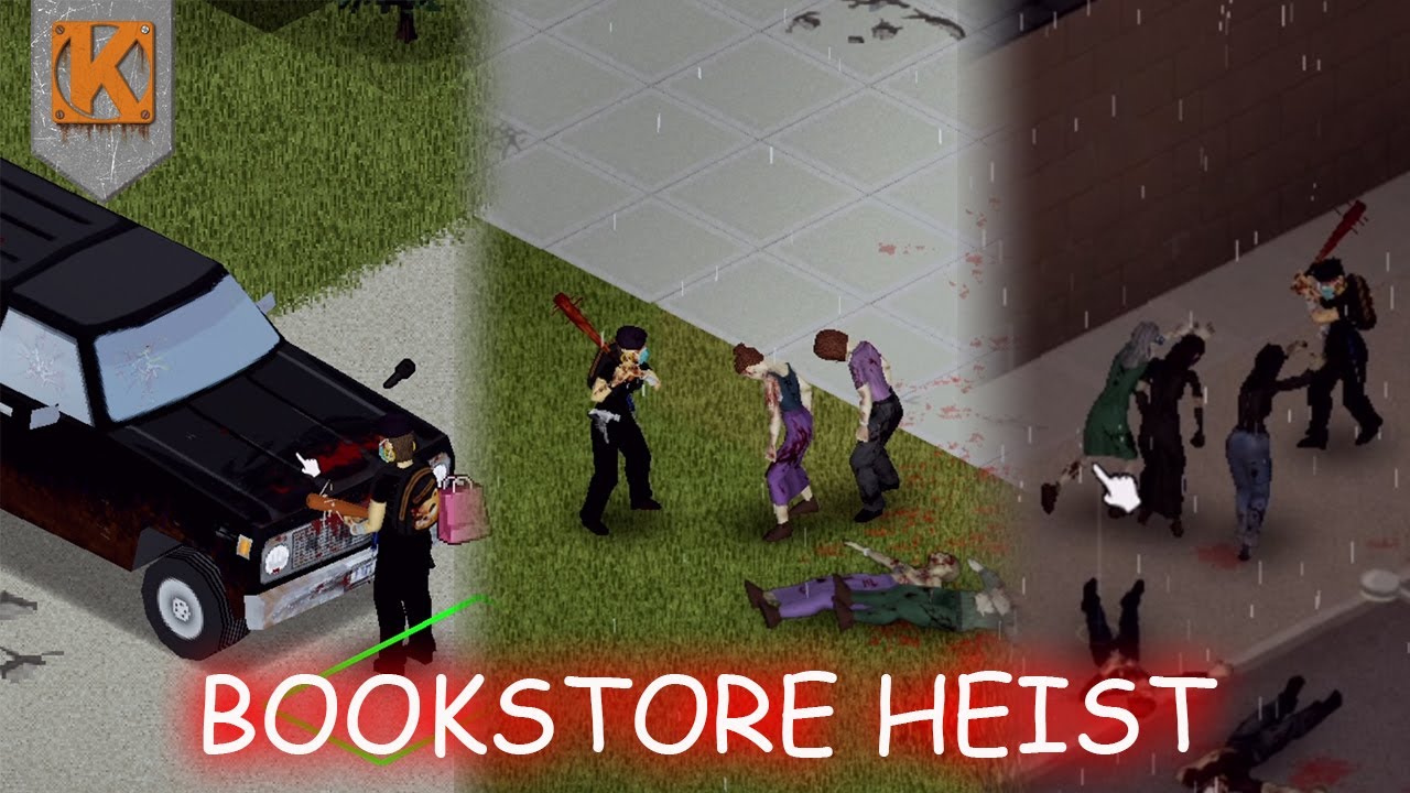 Project Zomboid BOOKSTORE HEIST PZ Build 41 Gameplay 10 YouTube
